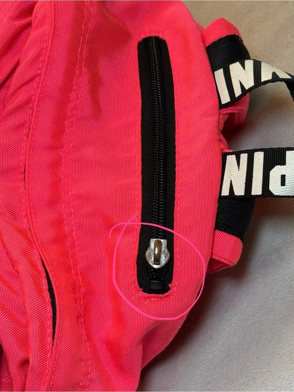 Victoria's Secret PINK Campus Backpack Hot Pink/Black Large Book Bag College